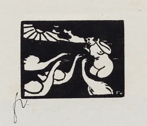 Bagnante con Cigni, X da "Les Petites Baigneuses", 1893