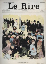 Copertina del giornale “Le Rire”, n.4, 1 dicembre 1894: Bleus d