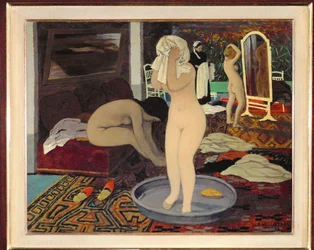 "Femmes a leur toilette" (olio su cartone)
