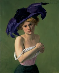 Le chapeau violet, 1907