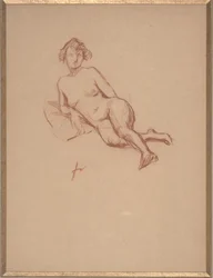 Nudo femminile reclinato