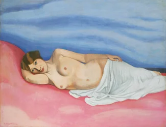 Nudo femminile reclinato, 1913