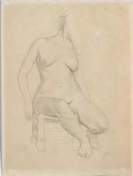 Nudo seduto