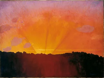 Tramonto, Cielo Arancione (1910)