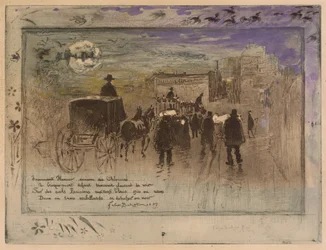 Processione funebre sul Boulevard de Clichy, 1887