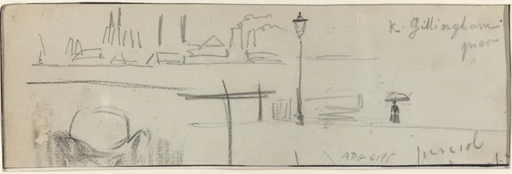 Gillingham Pier, Londra [verso], c. 1884