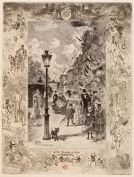 La Festa nazionale sul Boulevard de Clichy