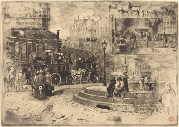 La Place Pigalle nel 1878