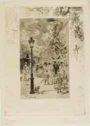 Festa nazionale sul Boulevard de Clichy