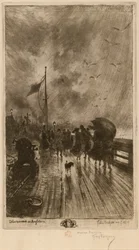 Un Débarquement en Angleterre, 1879