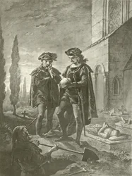 Amleto. Atto V, Scena I (incisione)