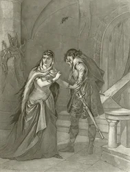 Macbeth. Atto II, Scena II (incisione)