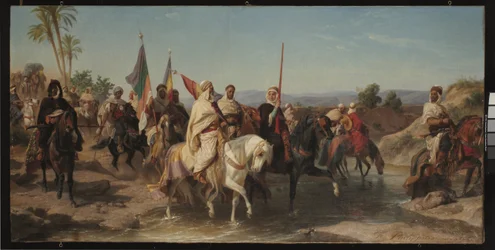 Ritratti di Cherif Boubaghla e Lalla Fatma n