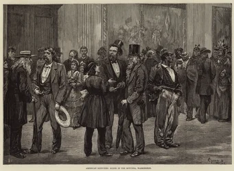 Schizzi americani, scena nella Rotonda, Washington