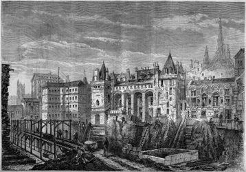 Architettura: vista della facciata occidentale dell