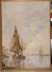 Pescatori in una barca