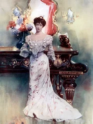 Ellis Jeffreys in Il sacramento di Giuda, c. 1902