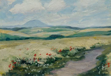 Podřipsko (dalla cartella "16 vedute di paesaggi cechi 