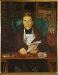 Andre Cyrillowitch Principe Razumovsky (olio su tela)
