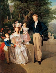 Il consigliere di legazione Theodor Joseph Ritter von Neuhaus (dipinto su tavola)