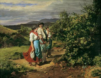 Ritorno dal lavoro (Gli amanti al bivio)