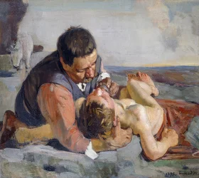 Il buon samaritano, circa 1883