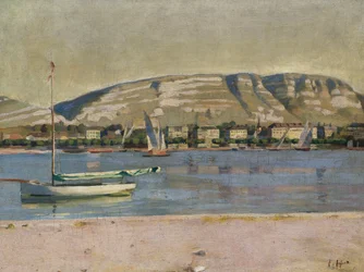 Porto di Ginevra e il Saleve