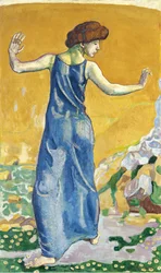 Donna gioiosa