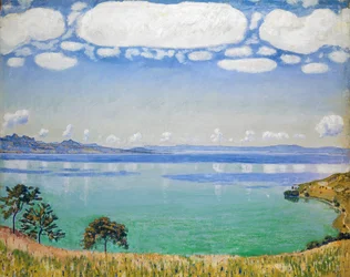 Lago di Ginevra, visto da Chexbres, 1905