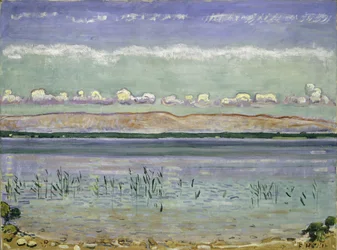 Lago di Ginevra con colline del Giura, 1911