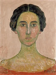 Ritratto di Valentine Godé-Darel Testa di donna francese