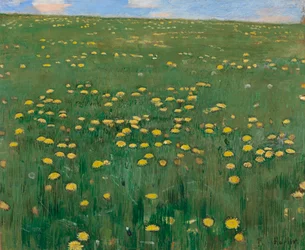 Il prato fiorito, ca 1901
