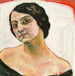Donna con capelli castani, 1913