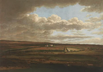 Veduta dal Castello di Aschaffenburg sui viali verso Schönbusch (Ciclo di Aschaffenburg)