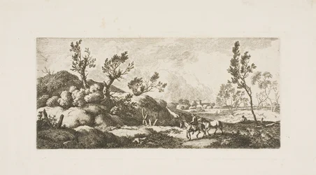 Paesaggio - Ragazzo con cavallo