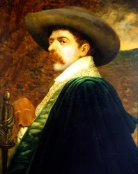 Un cavaliere, c.1875