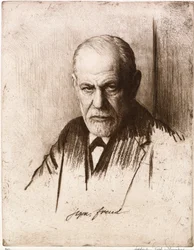 Ritratto di Sigmund Freud