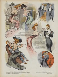 Illustrazione per Le Rire (litografia a colori)