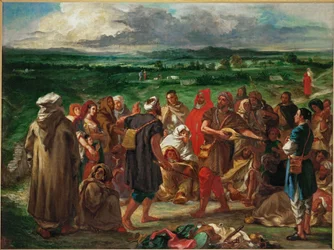 Comici arabi (dipinto su tela)