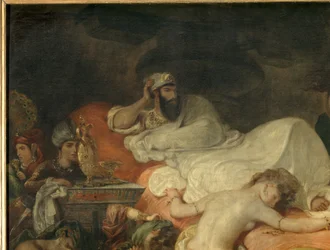 (dettaglio) Morte di Sardanapalo