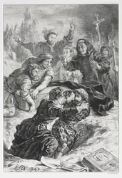 Amleto: Amleto e Laerte nella tomba di Ofelia, 1843