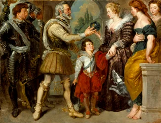 Enrico IV conferisce la reggenza a Maria de