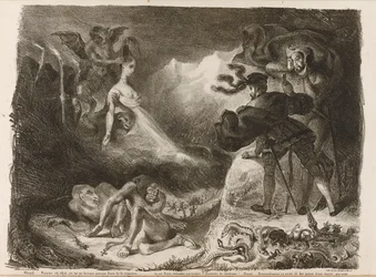 Illustrazione al Faust di Goethe, 1828