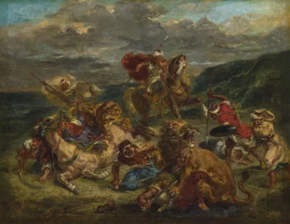 Caccia al leone, 1860-61
