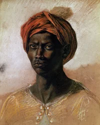 Ritratto di un turco con turbante, ca. 1826