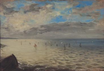 Mare visto dalle alture di Dieppe