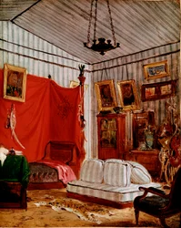 Studio per Interno con due ritratti (dipinto, c.1834)