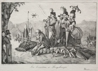 I gamberi di Longchamps, 1822