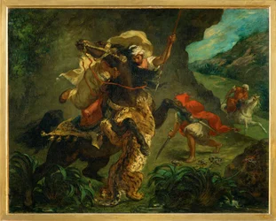 Caccia alla tigre (dipinto su tela)