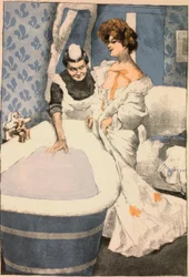Reznicek, Nel bagno, Mondo galante